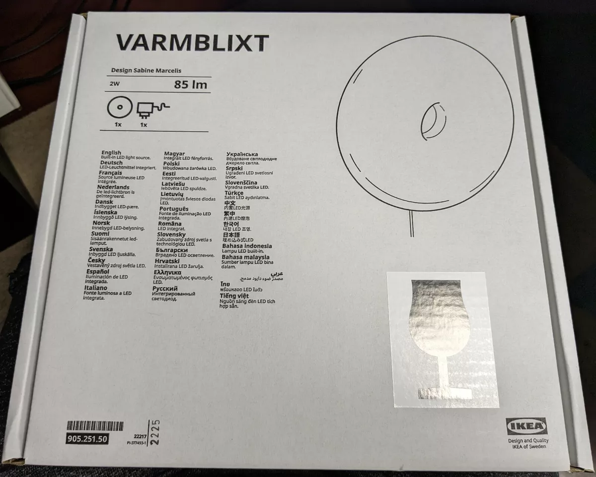 Ikea orange light deals