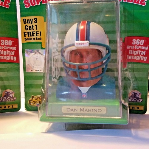 Lot of 2 Riddell NFL QBs Collectibles 1998 Game Greats Marino, Kordell Stewart - Picture 3 of 5