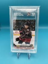Jake Christiansen 2022-23 Upper Deck UD Canvas Young Guns RC #C109 TAG 10 GEM MT