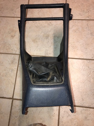 88-91 Honda CRX Hf Blue OEM center console radio bezel shift boot si EF 1990 - Bild 9 von 12