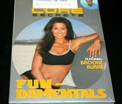 New Exercise DVD Video Core Secrets Brooke Burke Workout Fundamentals    -B-9