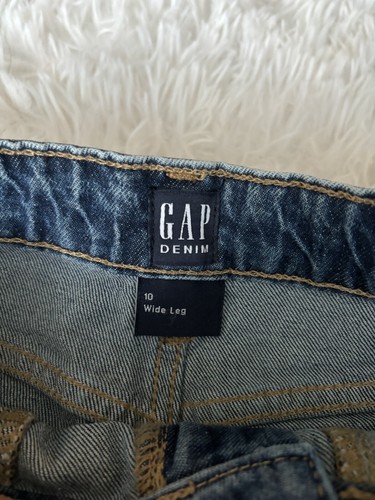 Gap For Good Girls Sz 10 High Rise Wide Leg Ankle Jeans. New W/ Tags. Great Pair - Picture 7 of 11