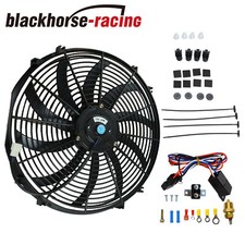 16 Electric Fan Wiring Install Kit Complete Thermostat Kit Radiator Cooling