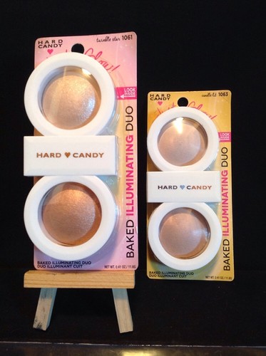 *HARD CANDY^ Just Glow BAKED ILLUMINATING DUO Powder Compact NEW! *YOU CHOOSE* - Picture 2 of 12