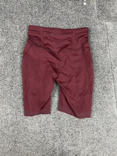 Lululemon Base Pace Shorts Womens Size 4 Burgundy High Rise Cropped Tight Ladies - Picture 2 of 15