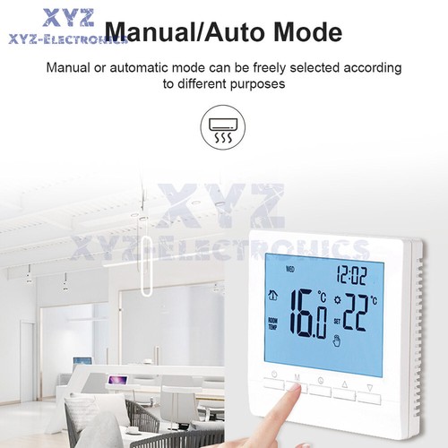 Week Programmable Digital Thermostat for Wall Furnace Temperature Controller - Picture 4 of 13