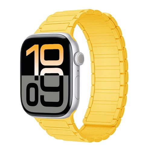 Magnetic Silicone Strap for Apple Watch Band 46mm 38-49mm iwatch 10 9 8 76 Ultra - Picture 9 of 49