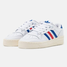 adidas Originals Rivalry Low Mens SIZE 12.5 13 Trainers White Leather FY7354