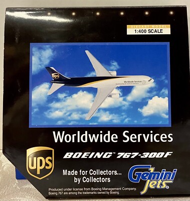航空機・ヘリコプター 1/400 UPS 767-300F Gemini jets Gemini Jets 1:400 UPS Boeing B767-300F - NEW | eBay