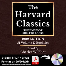 The Harvard Classics, All 51 Volumes, E-Book (PDF + EPUB) Vintage Novels on DVD