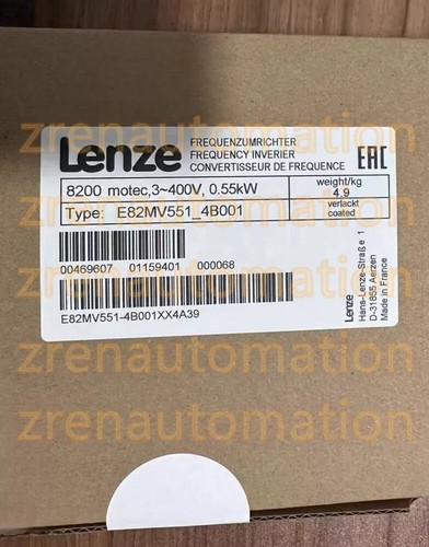 LENZE E82MV551-4B001 inverter E82MV551k4B001 New DHL/FedEx/UPS Spot Goods - Picture 1 of 7
