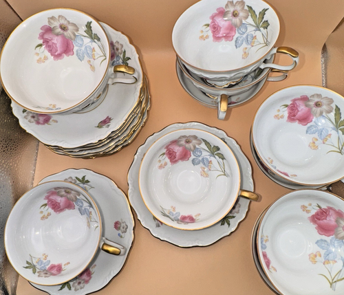 Edelstein Bavaria Maria Theresia Florence 18019 Cup & Saucer Germany 20 pieces - 第 17/17 張圖片