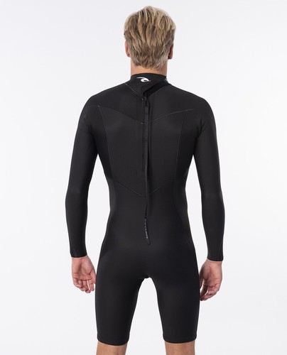Rip Curl Dawn Patrol 2mm Herren Langarm Neopren Shorty 2022 BLK Gr S/48 - XXL/56 - Bild 2 von 16