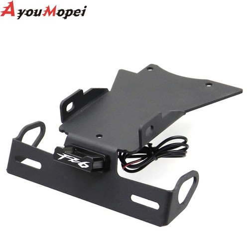 Soporte de matrícula ordenado Fender Eliminator Cola para Yamaha FZ6N/FZ 6S 2004-2010 - Imagen 6 de 8