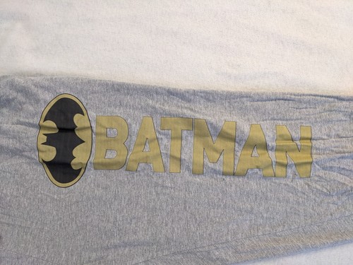 DC Comics Men's Batman Pajama Pants Classic Bat Logo Loungewear Sleep Pants L - Picture 2 of 4