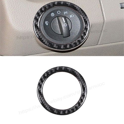 Cubierta del panel del interruptor del faro interior de fibra de carbono para Lincoln Navigator 07-14 - Imagen 1 de 8