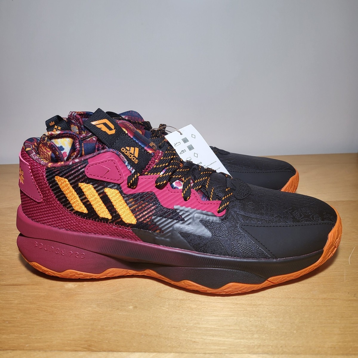 Adidas Men s Dame 8 MIC Chinese New Year Basketball Shoes GW1816 Size 9 New