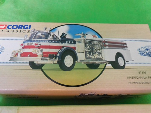 1995 Mattel Corgi Classics 97395 American La France Pumper Fire Truck MIB NRFB - Picture 3 of 3