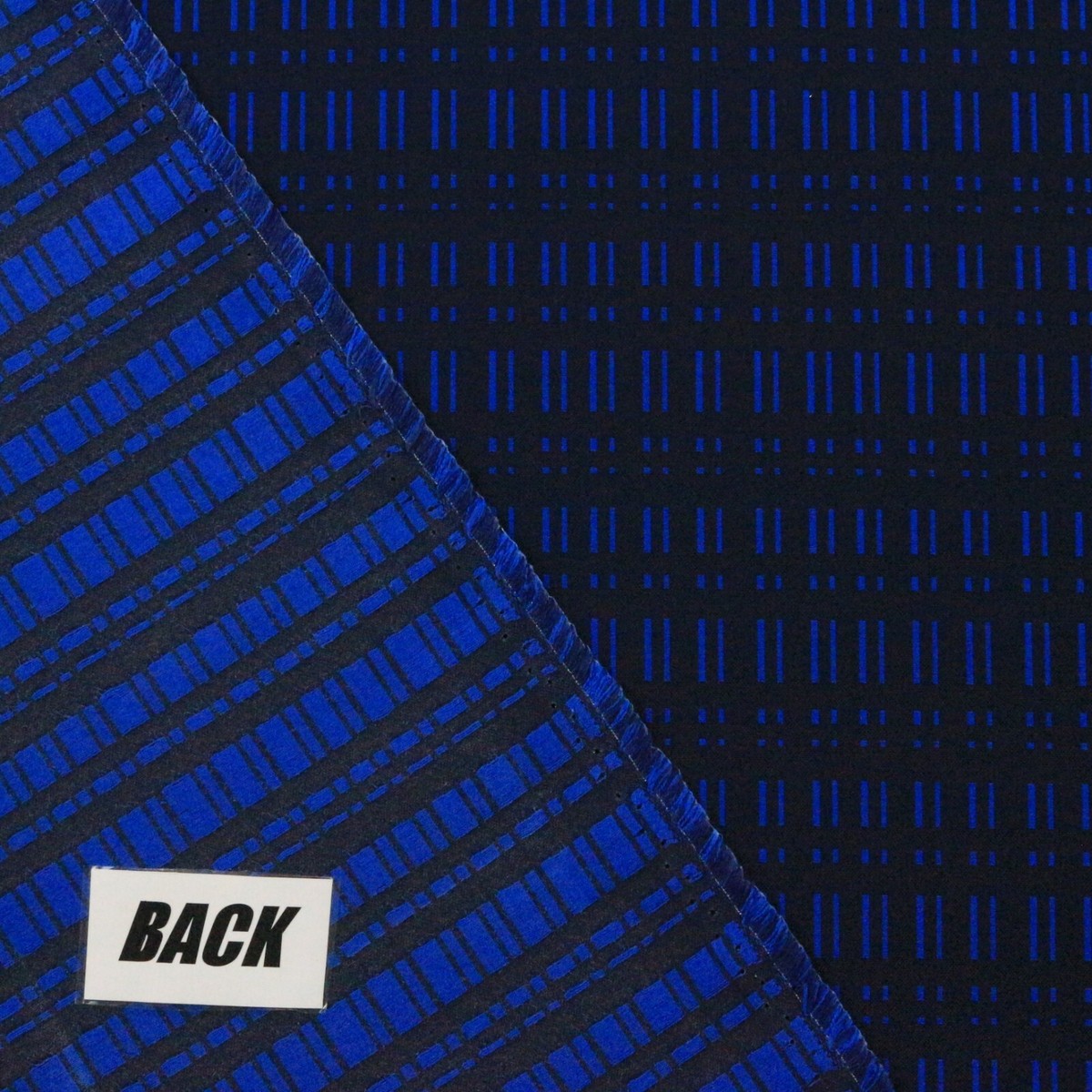 SUNBRELLA 44344 COBALT BLUE GEO OUTDOOR INDOOR JACQUARD