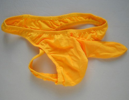 K356A HOT SEXY MEN THONG CONTOURED POUCH Sleeve Swim - Picture 4 of 7