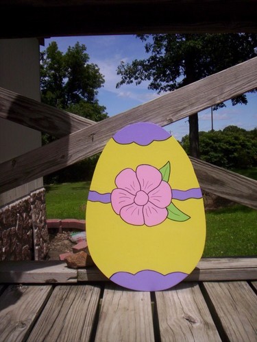 Easter Egg Eggs Yard Art Decoration -- 21 Designs to Choose From - Picture 19 of 22