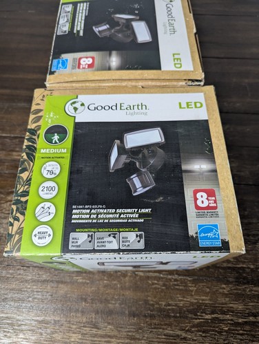 GOOD EARTH 2100-Lumen Hardwired LED Motion SECURITY LIGHT w/timer - #0804008 - Picture 5 of 7