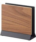 Yamazaki Slim Laptop Stand Brown 5855 RIN Compact Vertical Storage