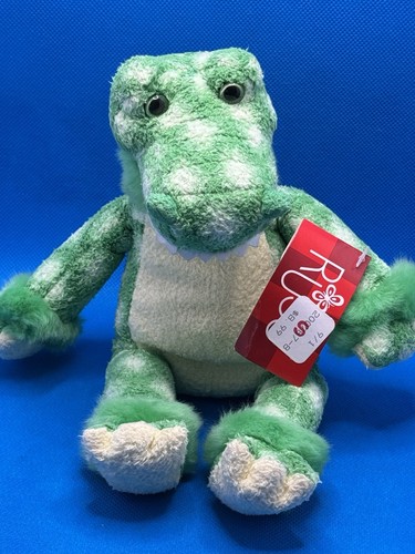 Russ 9” Swampy Alligator Crocodile Green Weighted Stuffed Animal