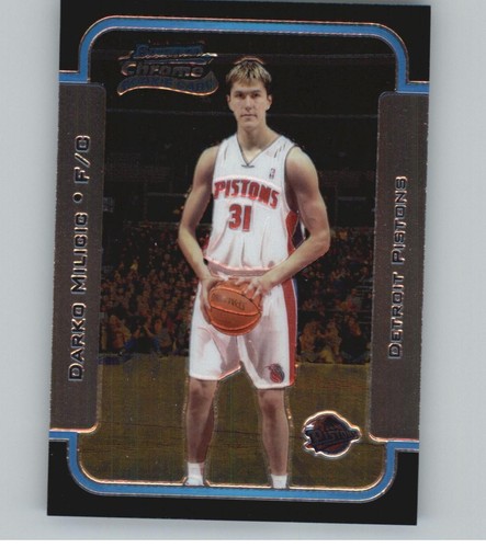2003-04 Bowman Rookies & Stars - Rookies Darko Milicic #130 Chrome (RC) - Picture 1 of 2