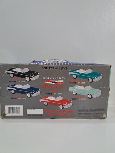 Gearbox Diecast 1957 Chevrolet Bel Air Pedal Car Bank w/box - Picture 14 of 14