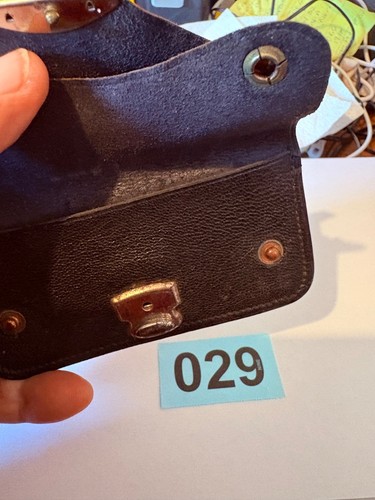 Vintage Leder Geldbörse 10/- und 20/- vorne - Bild 6 von 6