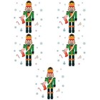  5 Sheets Aufkleber Für Partygeschenke Weihnachtsfensterdekoration