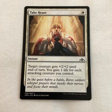 TAKE HEART 028/259 GUILDS OF RAVNICA MTG MAGIC - NM 2018