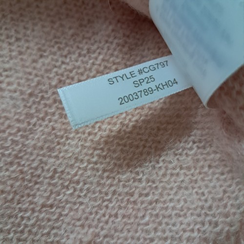 Neu mit Etikett J Crew Pullover Damen XXL rosa Hochripppullover Alpaka Wollmischung weich 2025 - Bild 9 von 11