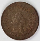 Cull 1867 Indian Head Cent