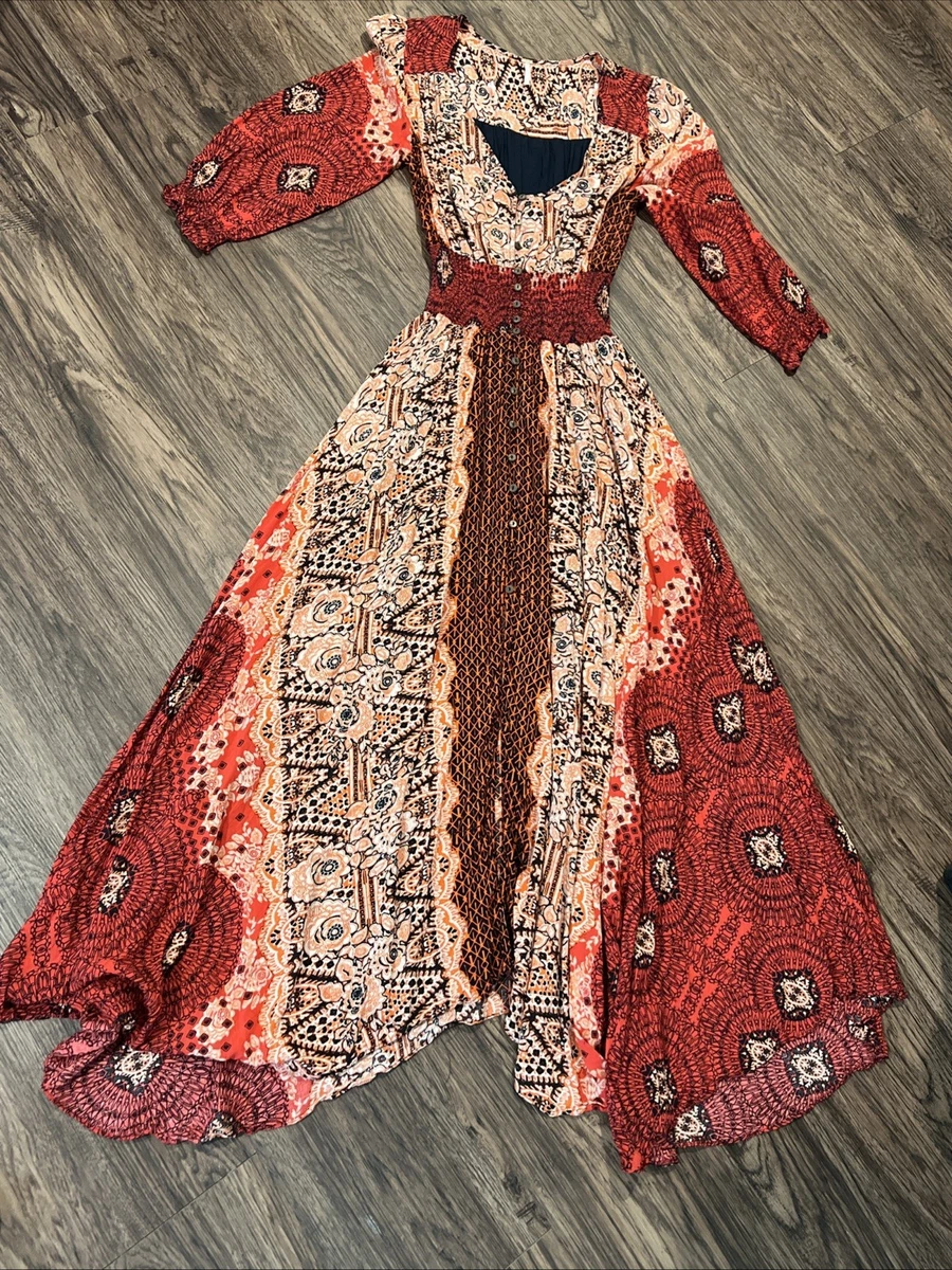 chinese dress ladies FREE PEOPLE Printed Dixie Maxi main image 1