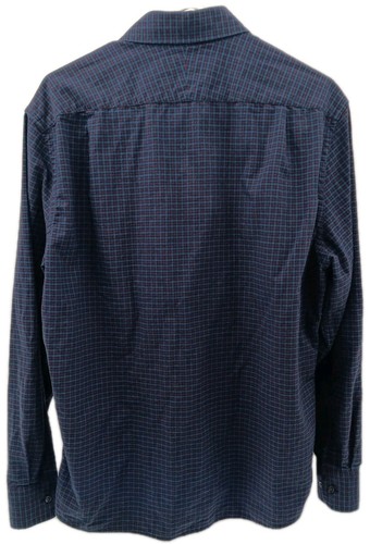 Charles Tyrwhitt Hemd Herren Large Blau Slim Grid Check Karo Business Freizeit  - Bild 2 von 7