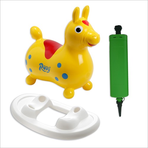 Paseo inflable Gymnic Rody Horse con base mecedora - Imagen 16 de 18