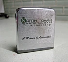 Vintage North Towne National Bank Rockford IL Tape Measure