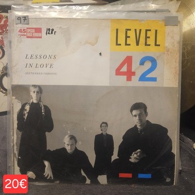 Level 42 - Lessons In Love Maxi -LP VINYL-German Press