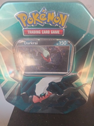 Pokemon TCG Triple Whammy Collector's Tin Darkrai Tin SEALED! AUCTION! - Picture 2 of 6