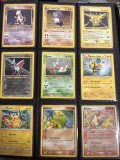 Vintage WOTC Pokemon TCG Binder Mixed Sets Restposten Sammlung Holos 170 Karten