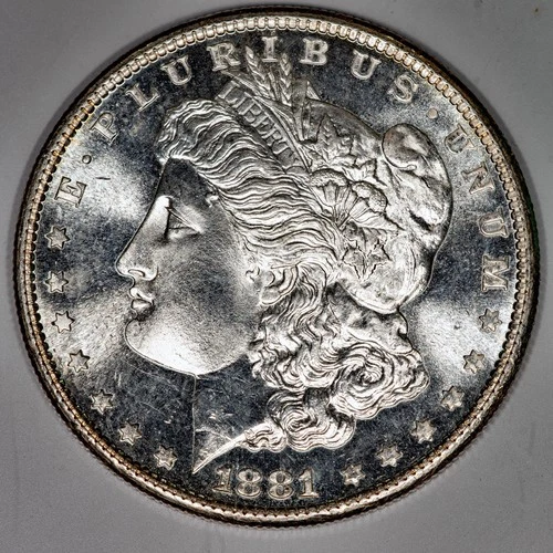 1881-S Morgan Silver Dollar - Lustrous BU Uncirculated Mint StateProof Like?