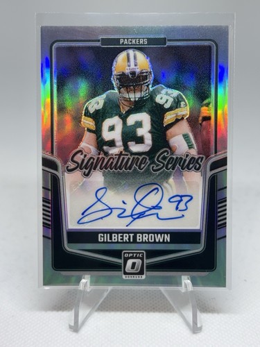 2024 Panini Donruss Optic - Signature Series Gilbert Brown Auto Prizm #SSH-GBN