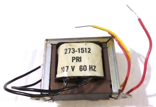 NEW - POWER TRANSFORMER 273-1512 PRI 117V 60HZ. SEC. 25.2V 3 AMP