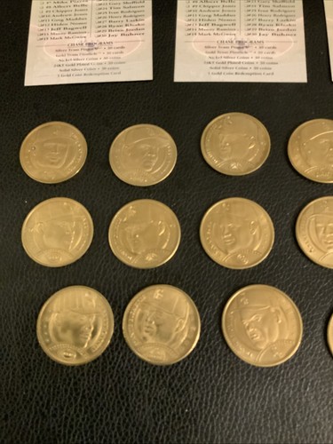 Lot of 29 Pinnacle Mint Collection Coins & 6 Baseball Card Checklists #1000 - Picture 2 of 12