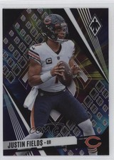 2023 Panini Phoenix Color Burst Justin Fields #26 1ek2