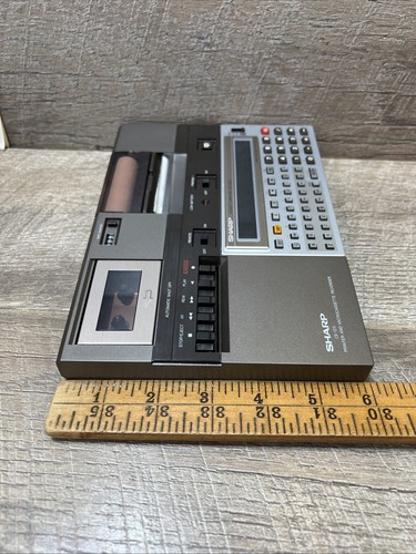 Sharp PC-1250 Pocket Computer & CE-125 Printer and Microcassette Recorder - Picture 16 of 23