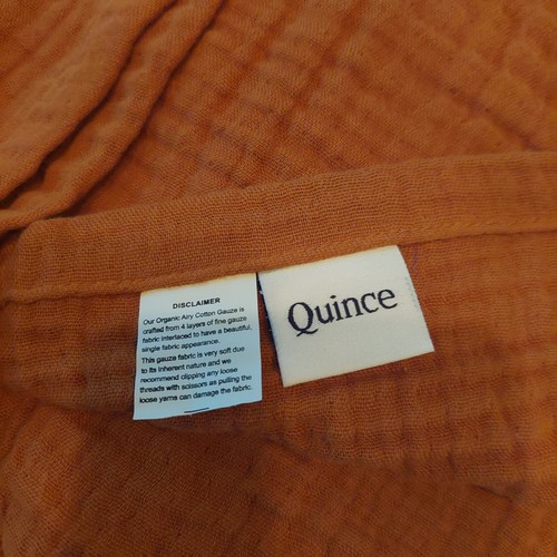 Set Of 4! NWT! Quince Organic Cotton Terracotta Napkins & Dune Placemats! (714) - Picture 15 of 18