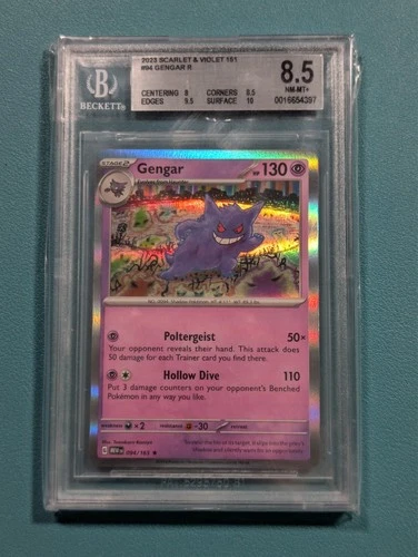 Gengar 094/165 Sv: Scarlet & Violet 151 Holo Graded BGS 8.5